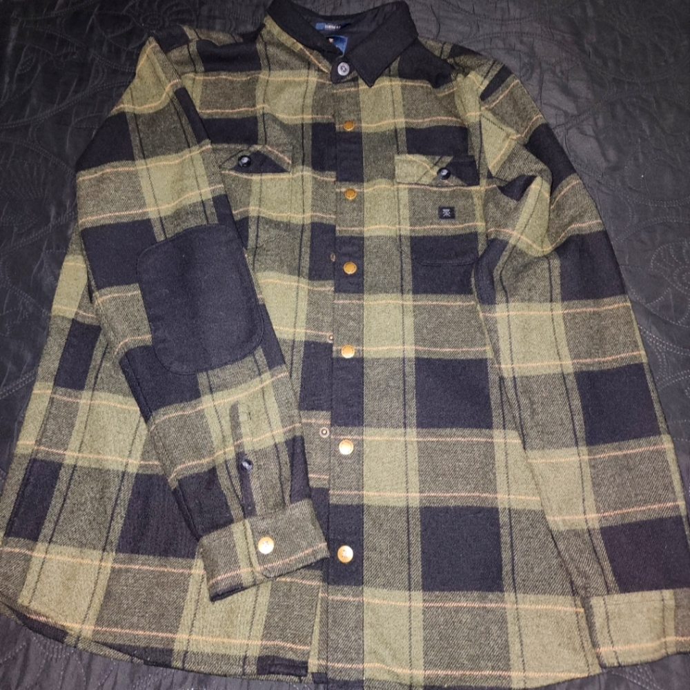 Roark Revival Used Mens Shirt Nordsman Long Sleeve Flannel Large Size